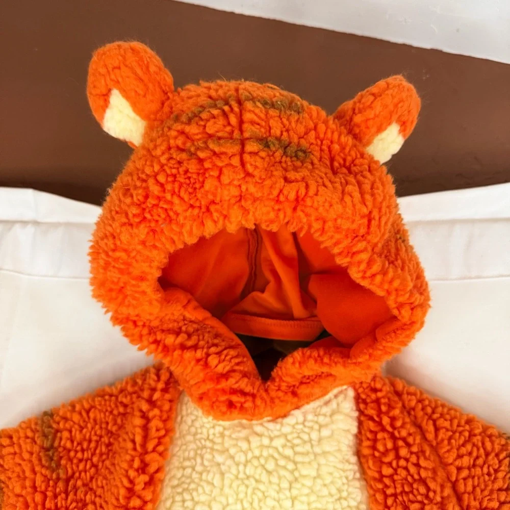 THE DISNEY STORE Youth Unisex Size 2T-4T Costume Tigger Fleece Vintage Toddler - Picture 7 of 16